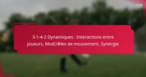 Read more about the article 3-1-4-2 Dynamiques : Interactions entre joueurs, Modèles de mouvement, Synergie