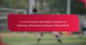 Read more about the article 3-1-4-2 Formation de football : Exploiter les faiblesses, Mismatches tactiques, Adaptabilité