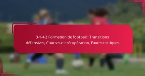 Read more about the article 3-1-4-2 Formation de football : Transitions défensives, Courses de récupération, Fautes tactiques