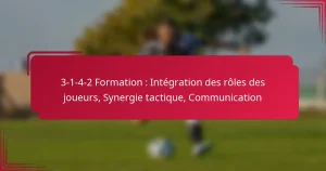 Read more about the article 3-1-4-2 Formation : Intégration des rôles des joueurs, Synergie tactique, Communication