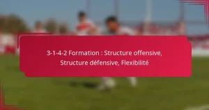 Read more about the article 3-1-4-2 Formation : Structure offensive, Structure défensive, Flexibilité