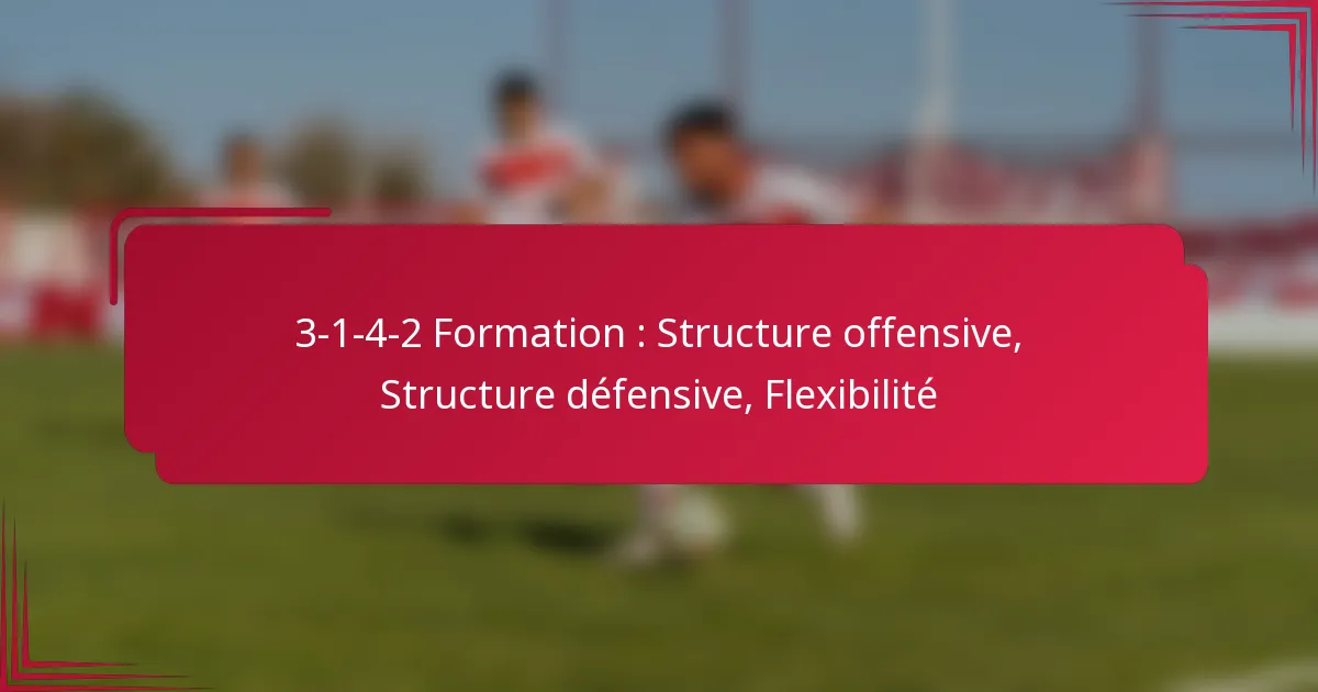 You are currently viewing 3-1-4-2 Formation : Structure offensive, Structure défensive, Flexibilité
