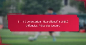 Read more about the article 3-1-4-2 Orientation : Flux offensif, Solidité défensive, Rôles des joueurs