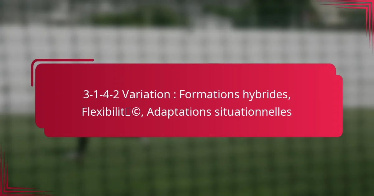 Read more about the article 3-1-4-2 Variation : Formations hybrides, Flexibilité, Adaptations situationnelles