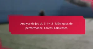 Read more about the article Analyse de jeu du 3-1-4-2 : Métriques de performance, Forces, Faiblesses