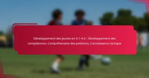 Read more about the article Développement des jeunes en 3-1-4-2 : Développement des compétences, Compréhension des positions, Connaissance tactique