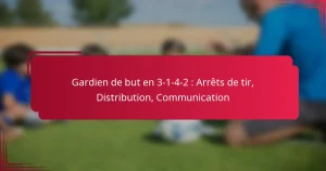 Read more about the article Gardien de but en 3-1-4-2 : Arrêts de tir, Distribution, Communication
