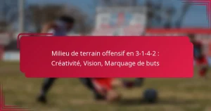 Read more about the article Milieu de terrain offensif en 3-1-4-2 : Créativité, Vision, Marquage de buts