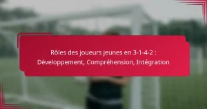 Read more about the article Rôles des joueurs jeunes en 3-1-4-2 : Développement, Compréhension, Intégration
