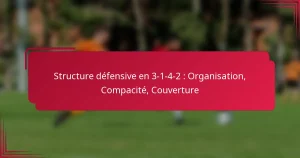 Read more about the article Structure défensive en 3-1-4-2 : Organisation, Compacité, Couverture